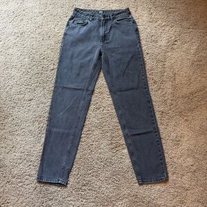 BDG (Urban Outfitters) Dark Gray Women's Straight Leg Mom Jeans